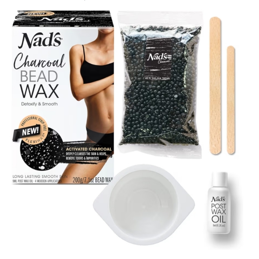Nads Charcoal Bead Wax Kit - NWT